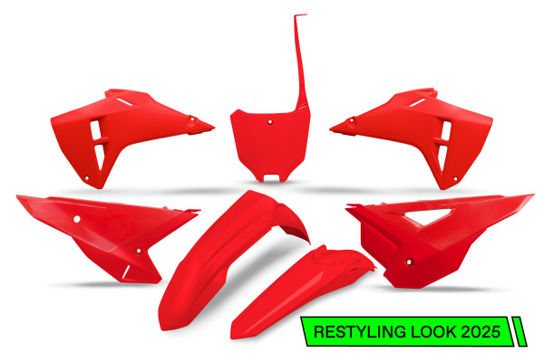Plastic Kit red 2025 Style for Honda CRF 250 R - CRF 450 R - CRF 250 RX ENDURO - CRF 250 RX ENDURO SPECIAL - CRF 300 RX ENDU...
